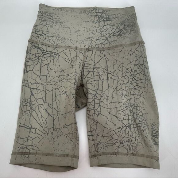 Lululemon Wunder Train High-Rise Short 8" Thread Dye Rover Black Size 2 - Picture 3 of 8